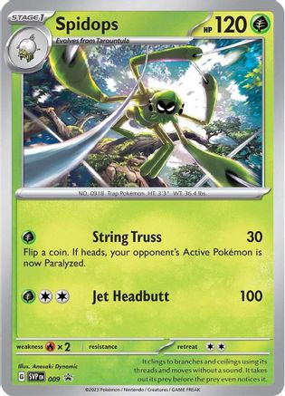 Spidops 009 - SV Scarlet & Violet Promo Cards Holofoil - for just $0.13! 