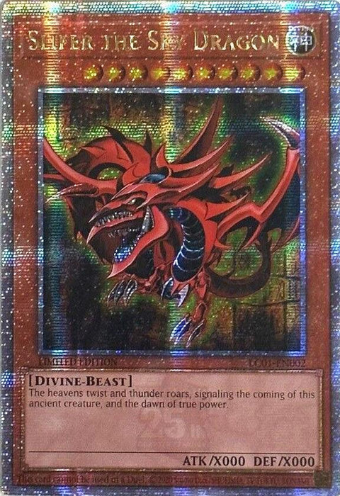 Slifer the Sky Dragon (25th Anniversary) [LC01-EN002] Quarter Century Secret Rare - for just $6.30! 