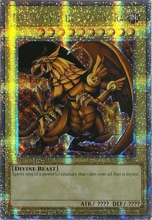 The Winged Dragon of Ra (25th Anniversary) [LC01-EN003] Quarter Century Secret Rare - for just $6.30! 