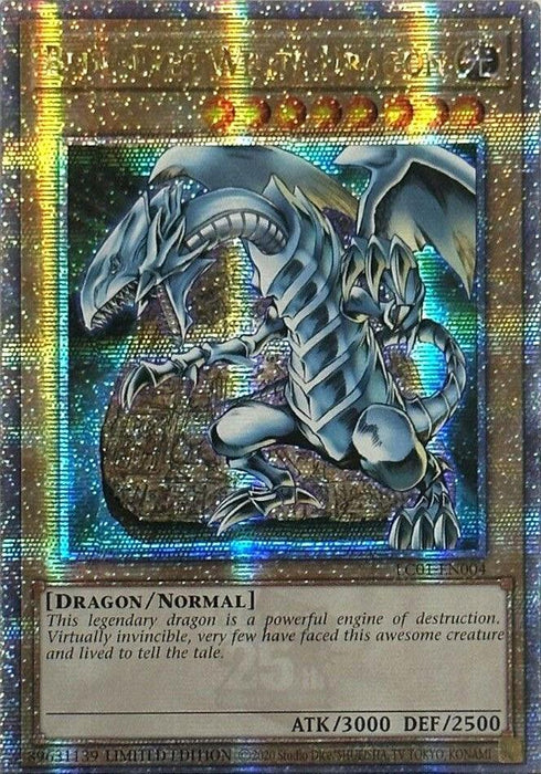 Blue-Eyes White Dragon (25th Anniversary) [LC01-EN004] Quarter Century Secret Rare - for just $6.30! 