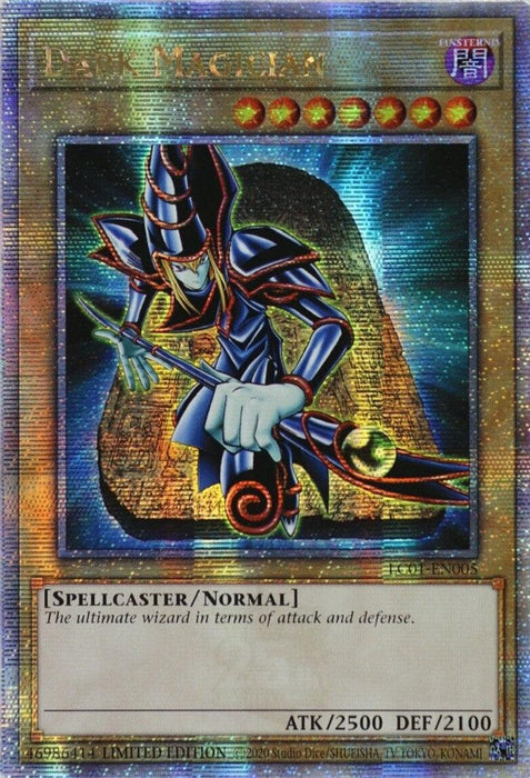 Dark Magician (25th Anniversary) [LC01-EN005] Quarter Century Secret Rare - for just $2.45! 
