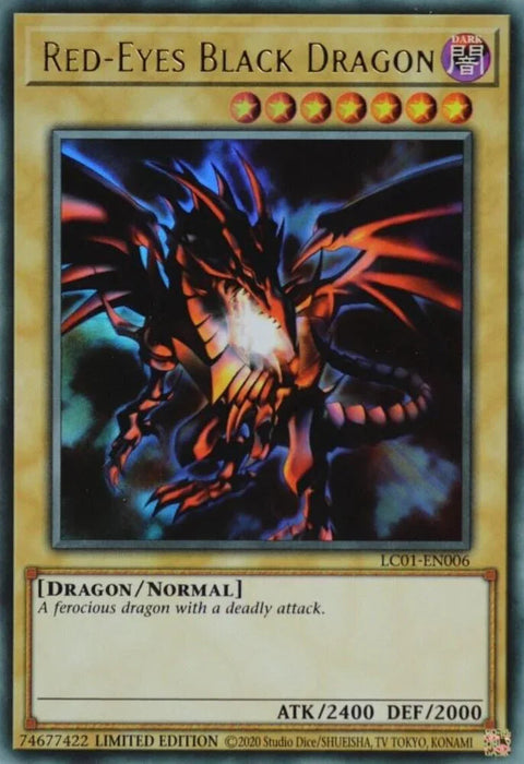 Red-Eyes Black Dragon (25th Anniversary) [LC01-EN006] Ultra Rare - for just $0.25! 