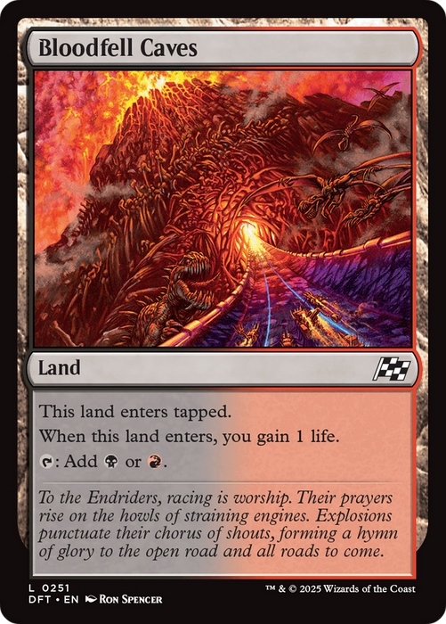 Bloodfell Caves (DFT-251) - Aetherdrift Foil - for just $0.05! 