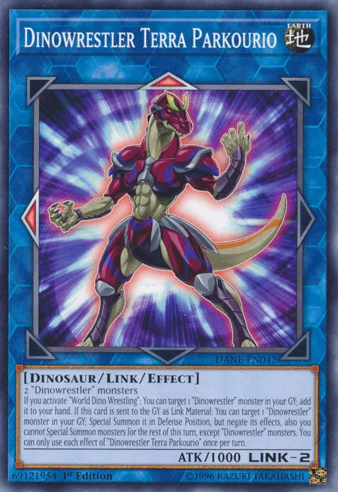 Dinowrestler Terra Parkourio [DANE-EN042] Common - for just $0.10! 