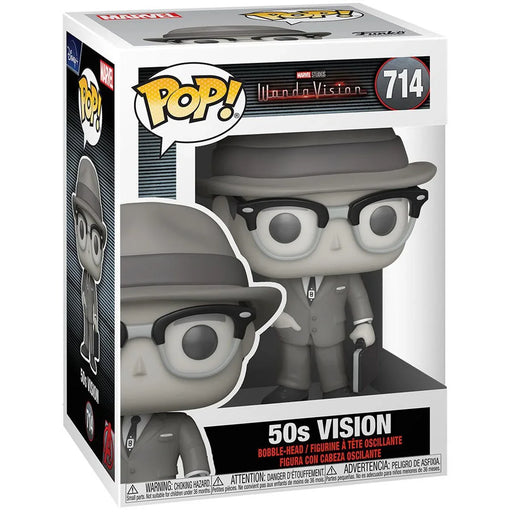 Funko Pop! WandaVision; 50's Vision Black & White - Premium Bobblehead Figures - Just $11.99! Shop now at Retro Gaming of Denver