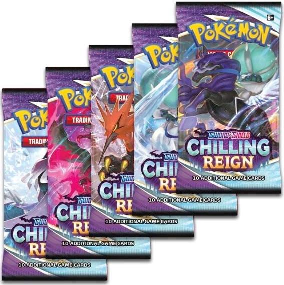 Pokemon: Sword & Shield - Chilling Reign Booster Pack - for just $5! 