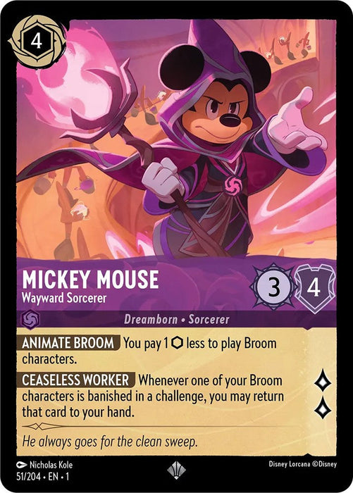 Mickey Mouse - Wayward Sorcerer (51/204) - The First Chapter - for just $0.12! 