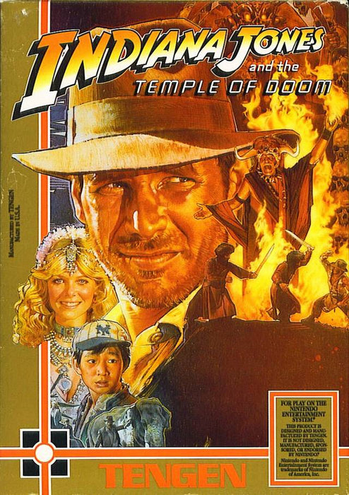 Indiana Jones and the Temple Of Doom (Tengen) (Nintendo NES) - for just $0! 