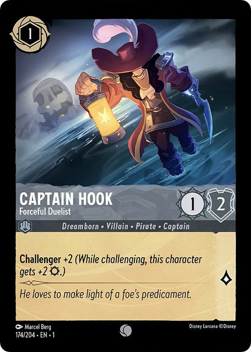 Captain Hook - Forceful Duelist (174/204) - The First Chapter - for just $0.03! 