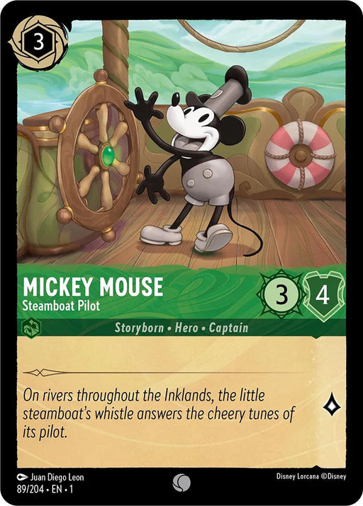 Mickey Mouse - Steamboat Pilot (89/204) - The First Chapter - for just $0.03! 