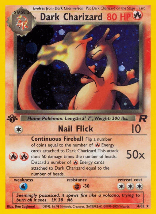 Dark Charizard (4/82) [Team Rocket 1st Edition] - for just $177.75! 