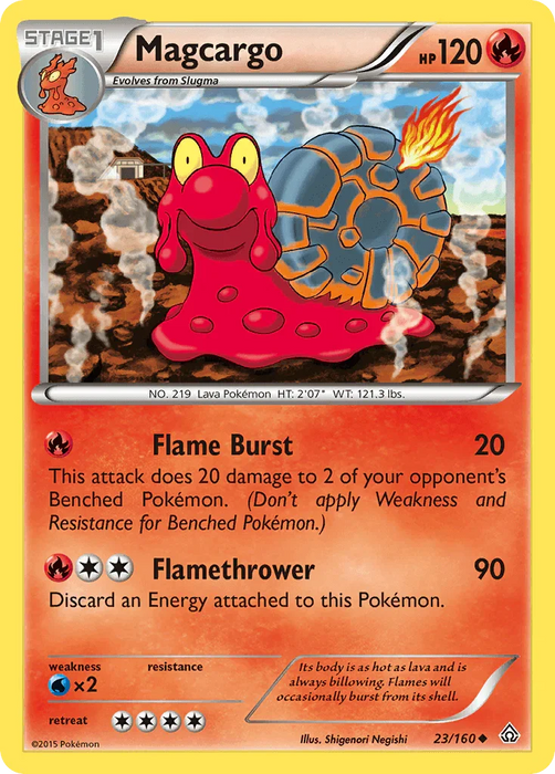 Magcargo (23/160) [XY: Primal Clash] - for just $0.10! 