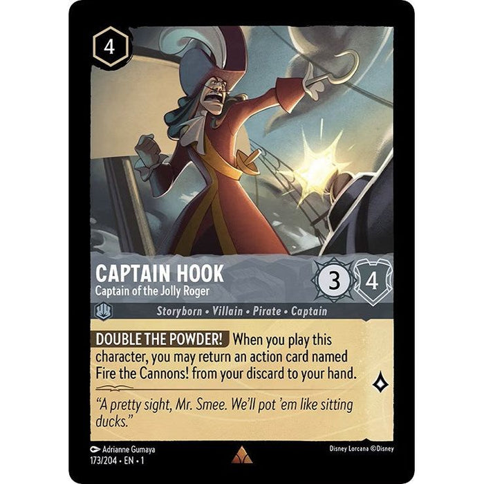 Captain Hook - Captain of the Jolly Roger (173/204) [The First Chapter] - Just $0.10! Shop now at Retro Gaming of Denver