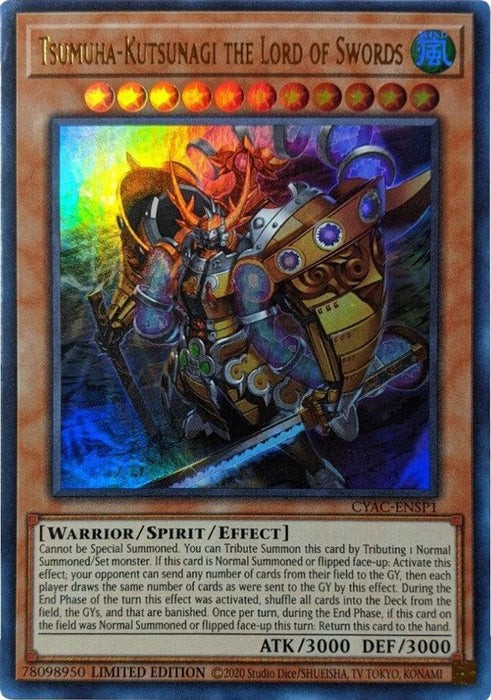 Tsumuha-Kutsunagi the Lord of Swords [CYAC-ENSP1] Ultra Rare - for just $0.25! 