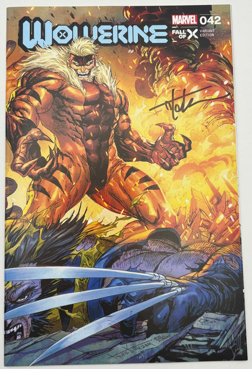[Signed by Tyler Kirkham] WOLVERINE #42 UNKNOWN COMICS TYLER KIRKHAM EXCLUSIVE VAR [IN STOCK] - for just $25! 