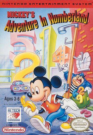 Mickey's Adventure in Numberland (Nintendo NES) - for just $0! 
