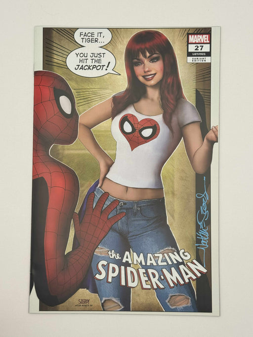 [Signed by Nathan Szerdy] AMAZING SPIDER-MAN #27 SIGNED Nathan Szerdy Variant IN STOCK - for just $20! 