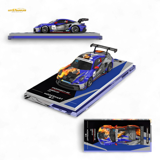 Modernart Porsche 911 GT3 Carrera Cup Asia Masters #16 1:64 - for just $36.99! 