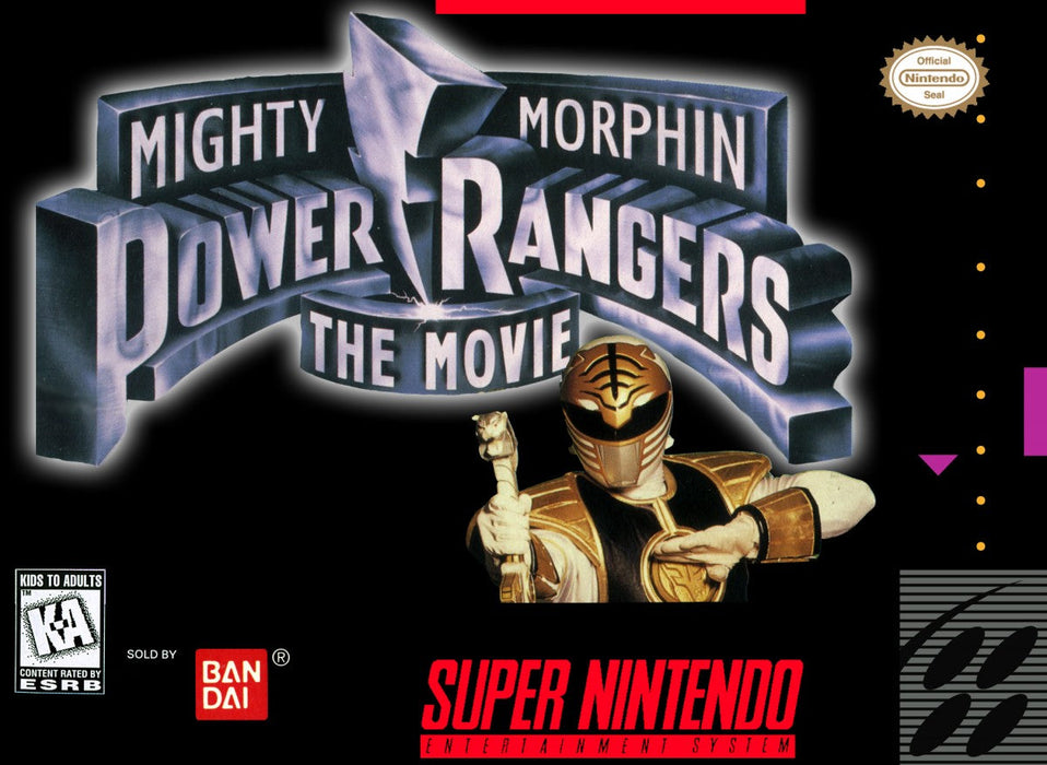 Mighty Morphin Power Rangers The Movie – Super Nintendo Entertainment System (SNES) - for just $61.99! 