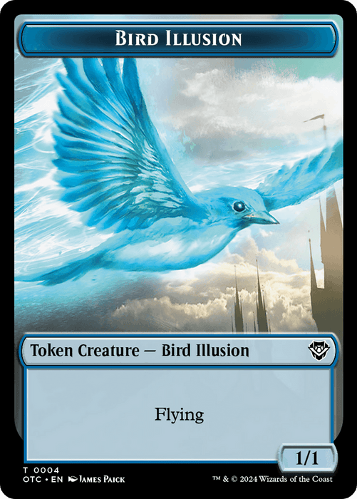 Dragon Elemental // Bird Illusion Double-Sided Token [Outlaws of Thunder Junction Commander Tokens] - Just $0.25! Shop now at Retro Gaming of Denver