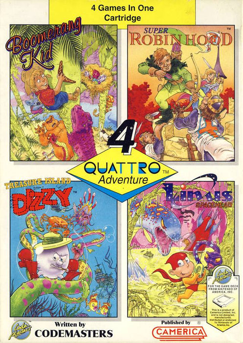 Quattro Adventure (Nintendo NES) - for just $0! 