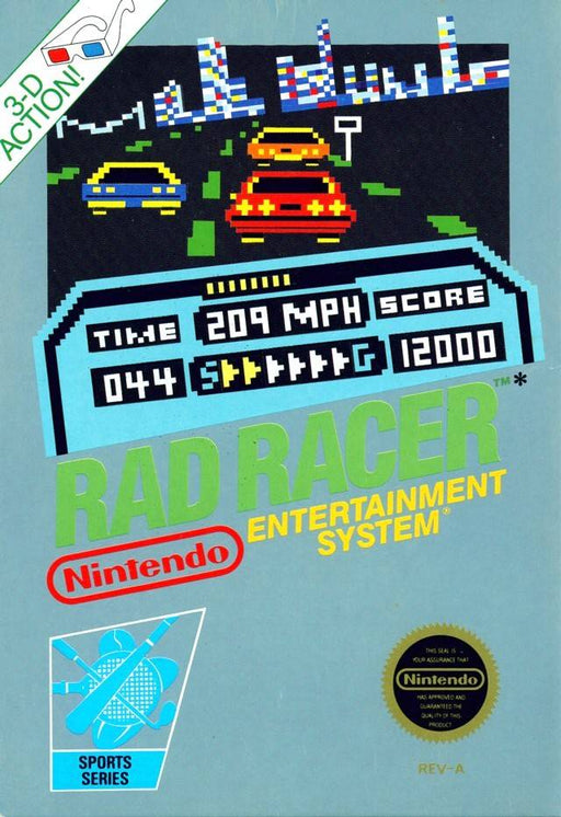 Rad Racer (Daytime Variant Box) (Nintendo NES) - for just $0! 