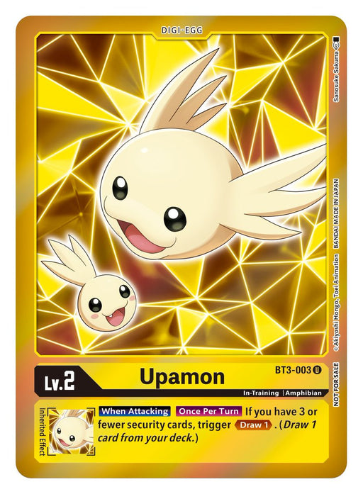 Upamon [BT3-003] (Event Pack 2) [Release Special Booster Ver.1.5] - Just $1.40! Shop now at Retro Gaming of Denver