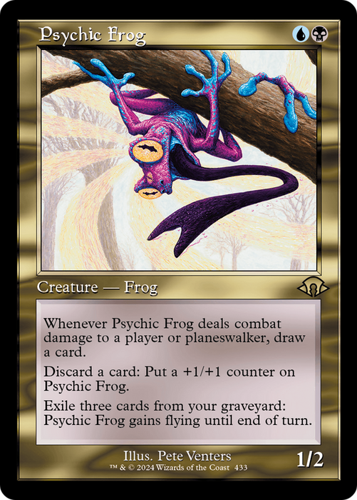 Psychic Frog (Retro Frame) (MH3-433) - Modern Horizons 3 - for just $2.60! 