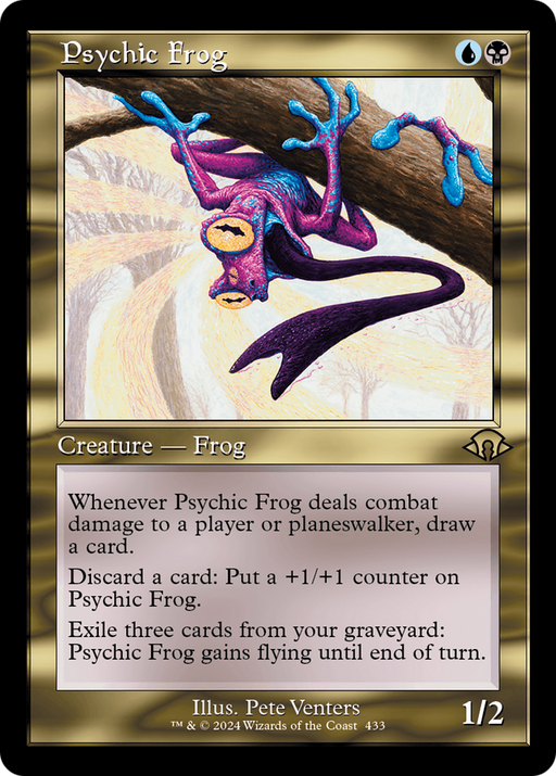Psychic Frog (Retro Frame) (MH3-433) - Modern Horizons 3 - for just $2.62! 