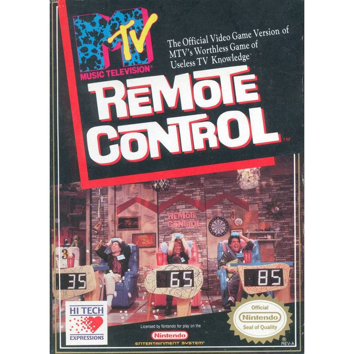 MTV's Remote Control (Nintendo NES) - Just $0! Shop now at Retro Gaming of Denver