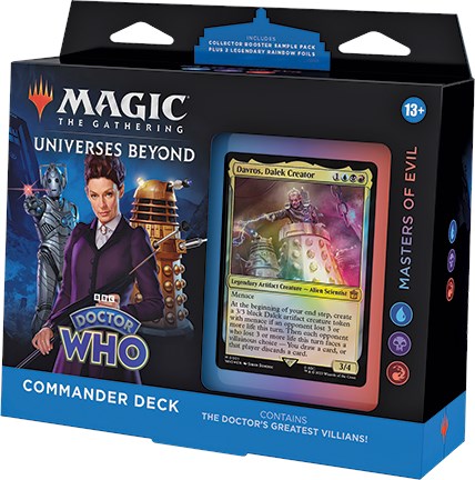 Universes Beyond: Doctor Who - Masters of Evil Commander Deck [WHO] - for just $59.99! 