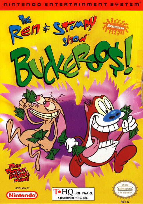 The Ren & Stimpy Show: Buckaroo$! (Nintendo NES) - for just $0! 