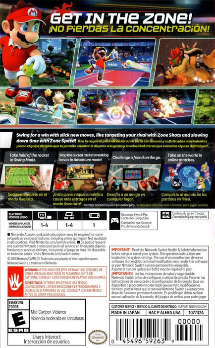 Mario Tennis Aces – Nintendo Switch (NS) - for just $32.99! 