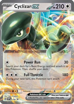 Cyclizar ex 018 - SV Scarlet & Violet Promo Cards Holofoil - for just $0.47! 