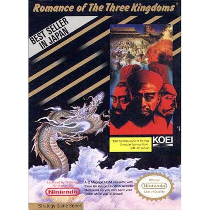 Romance of the Three Kingdoms (Nintendo NES) - Just $0! Shop now at Retro Gaming of Denver