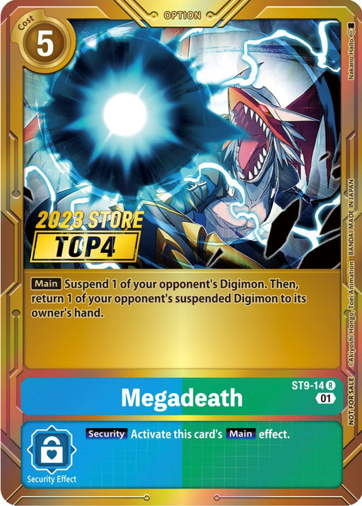 Megadeath [ST9-14] (2023 Store Top 4) [Starter Deck: Ultimate Ancient Dragon Promos] - Just $1.40! Shop now at Retro Gaming of Denver