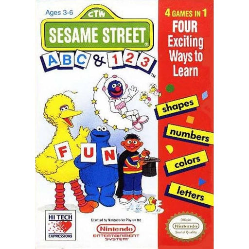 Sesame Street 123 and ABC (Nintendo NES) - Premium Video Games - Just $0! Shop now at Retro Gaming of Denver
