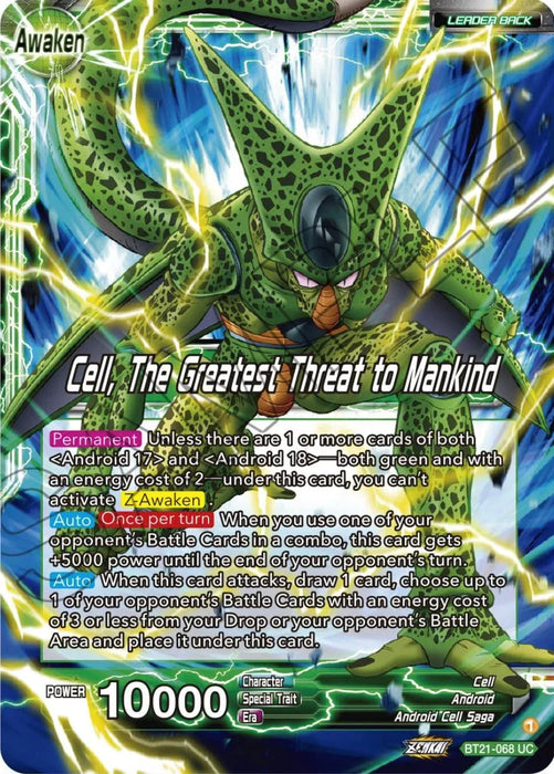 Cell // Cell, The Greatest Threat to Mankind (BT21-068) [Wild Resurgence] - for just $0.10! 