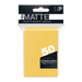 Ultra PRO: Standard 50ct Sleeves - PRO-Matte (Yellow) - Just $0! Shop now at Retro Gaming of Denver