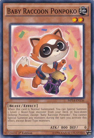 Baby Raccoon Ponpoko [MP14-EN136] Common - for just $0.10! 