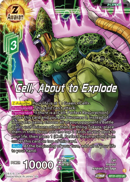 Cell, About to Explode (BT21-072) [Wild Resurgence] - for just $0.10! 