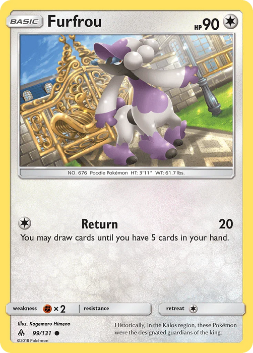 Furfrou (99/131) [Sun & Moon: Forbidden Light] - for just $0.10! 
