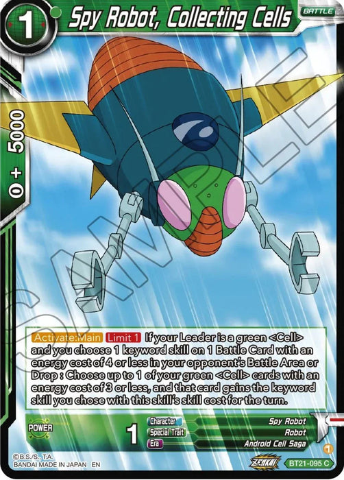Spy Robot, Collecting Cells (BT21-095) [Wild Resurgence] - for just $0.10! 