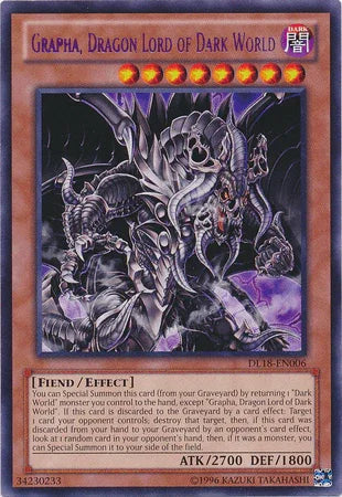 Grapha, Dragon Lord of Dark World (Purple) [DL18-EN006] Rare - for just $27.10! 