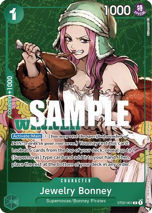 Jewelry Bonney (Tournament Pack Vol. 3) [Winner] (ST02-007) - One Piece Promotion Cards Foil - for just $13.82! 