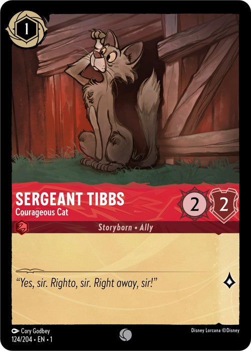 Sergeant Tibbs - Courageous Cat (124/204) - The First Chapter - for just $0.03! 