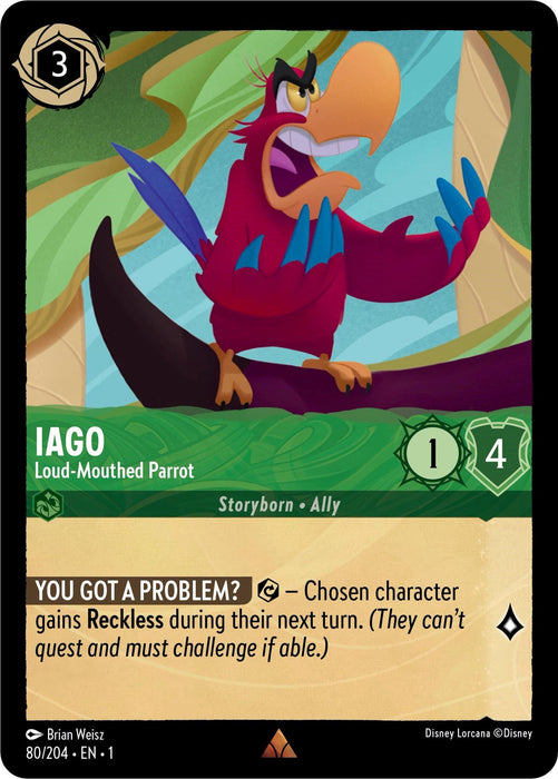 Iago - Loud-Mouthed Parrot (80/204) - The First Chapter - for just $0.03! 