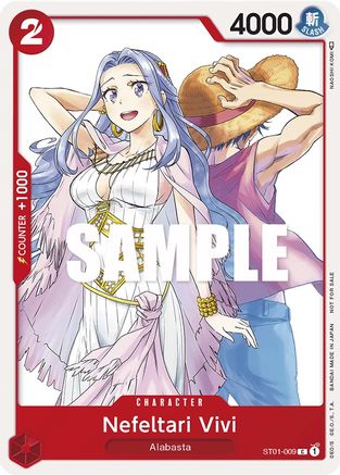 Nefeltari Vivi (OP-03 Pre-Release Tournament) [Participant] (ST01-009) - One Piece Promotion Cards - for just $2.15! 
