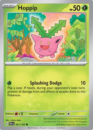 Hoppip 001/193 - SV02 Paldea Evolved - for just $0.05! 
