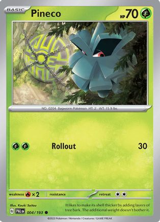 Pineco 004/193 - SV02 Paldea Evolved - for just $0.04! 